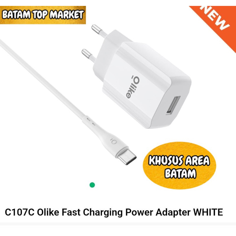 Jual CHARGER TYPE C OLIKE C107C GARANSI RESMI 1 TAHIN [ BATAM ...