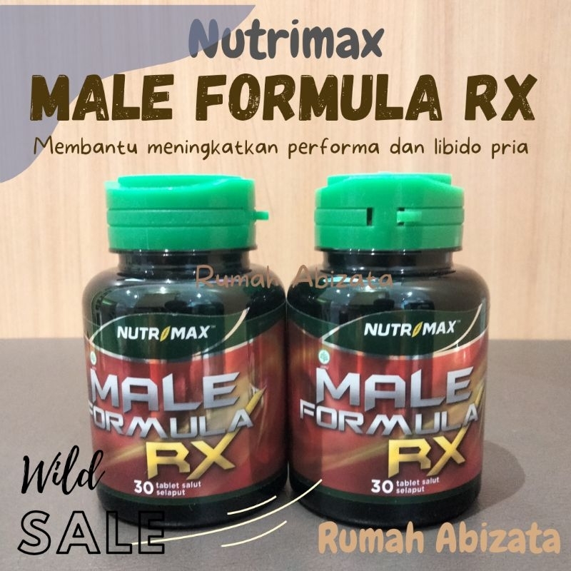 Jual Nutrimax Male Formula Rx Isi 30 Tablet Shopee Indonesia