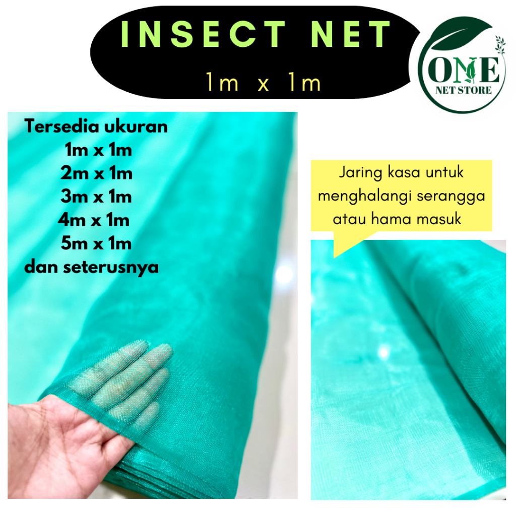 Jual Jaring Kasa Hijau Kasa Nyamuk Insect Screen Meter X Meter Eceran Shopee