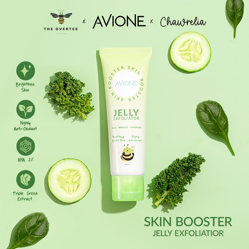 Jual Avione x The Overtee x Chawrelia Skin Booster Jelly Exfoliator
