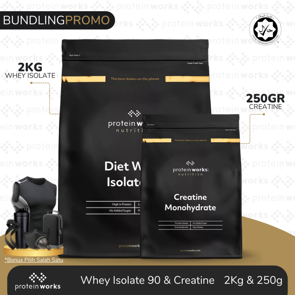 Jual Promo The Protein Works Diet Whey Protein Isolate 90 2kg