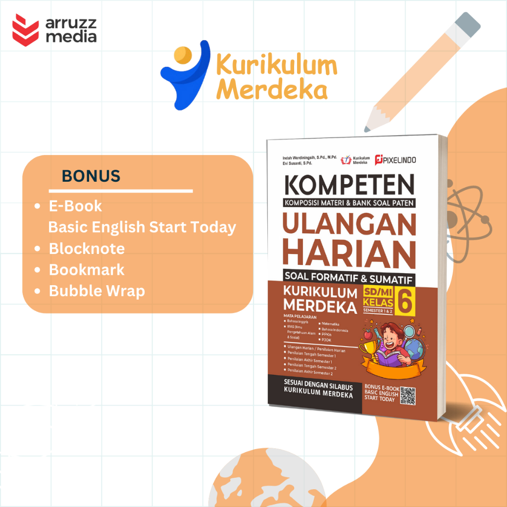 Jual Buku Ulangan Harian Kurikulum Merdeka Kelas 1, 2, 3, 4, 5 & 6 SD ...