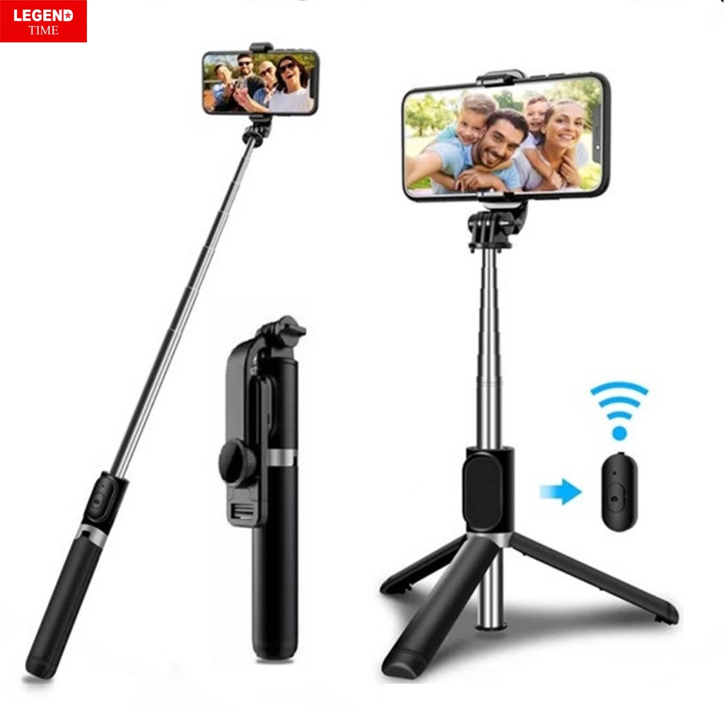 Jual Selfie Stick Bluetooth 3 In 1 Tongsis Bluetooth 2 In 1 Tripod