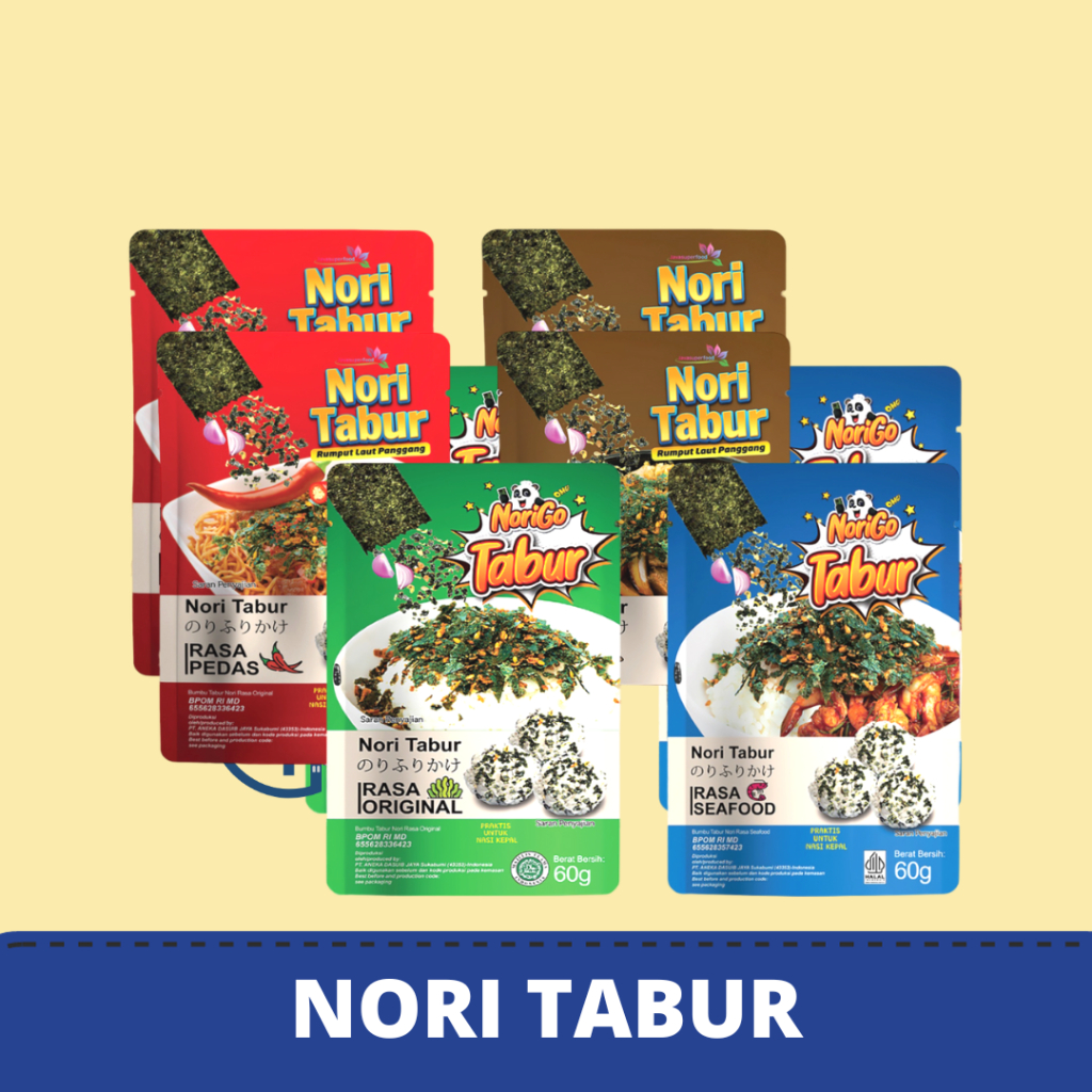 Jual NORIGO Nori Tabur 60 g Halal Abon Nori Taburan Rumput Laut