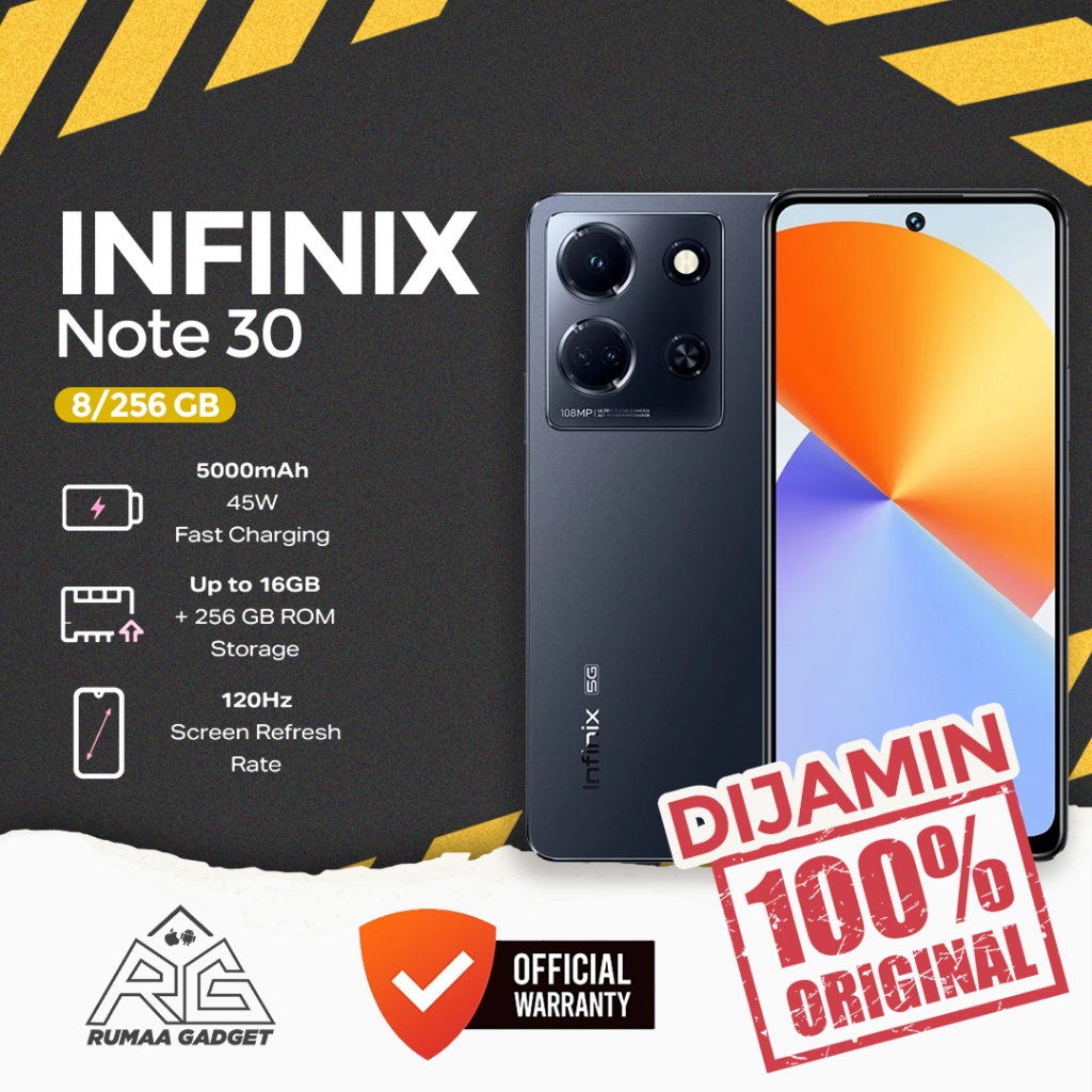 Jual Infinix Note 30 [8/256GB] - Garansi Resmi | Shopee Indonesia