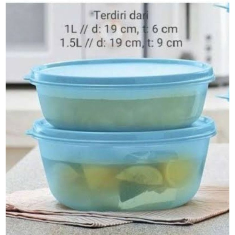 Jual Modular Bowl Set 1 L 1 5 L Tupperware Shopee Indonesia