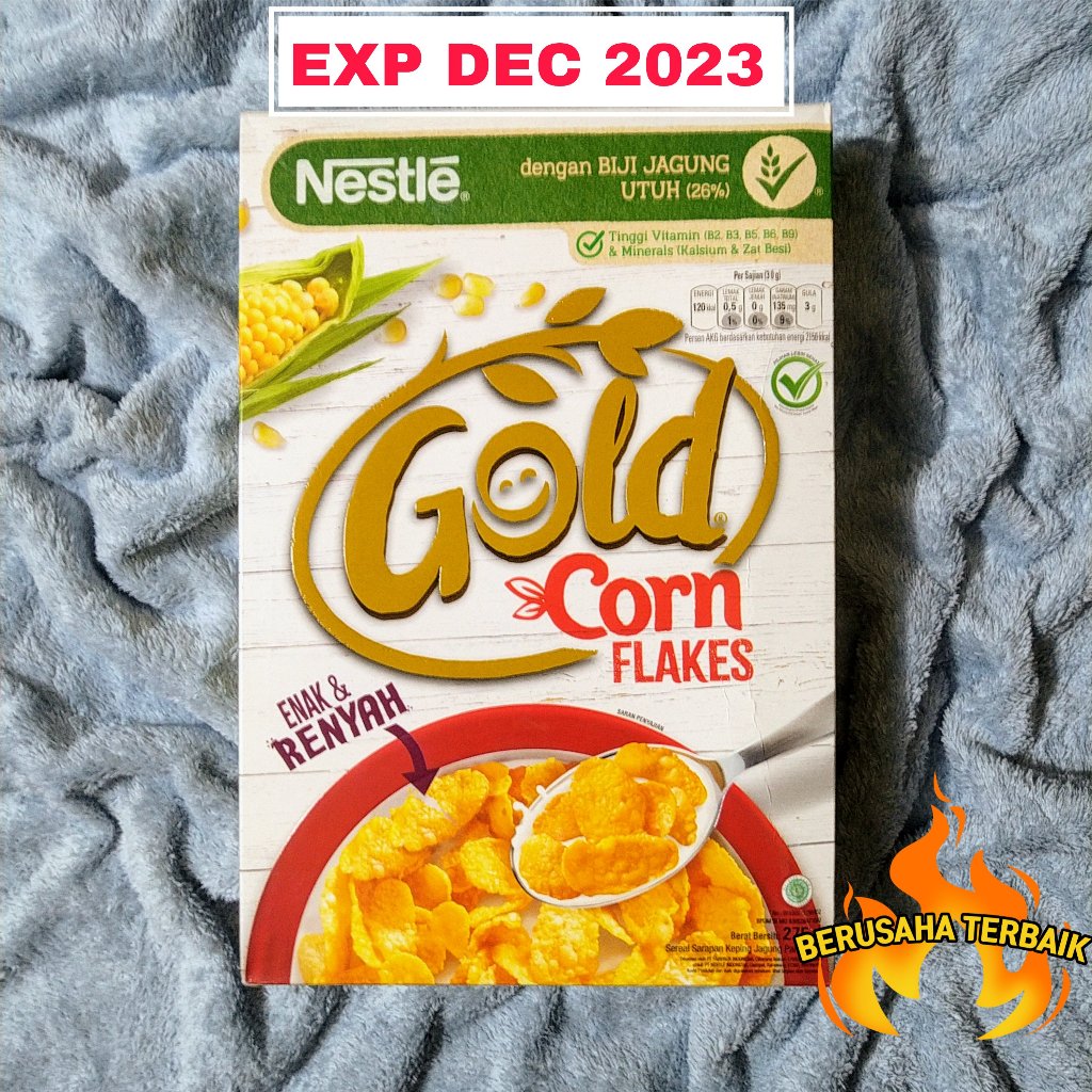 Jual Nestle Gold Corn Flakes Cereal 275gr Shopee Indonesia