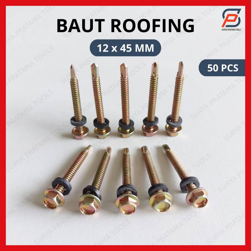 Jual Baut Rangka Baja Ringan X Isi Pcs Skrup Sekrup Roofing Sds