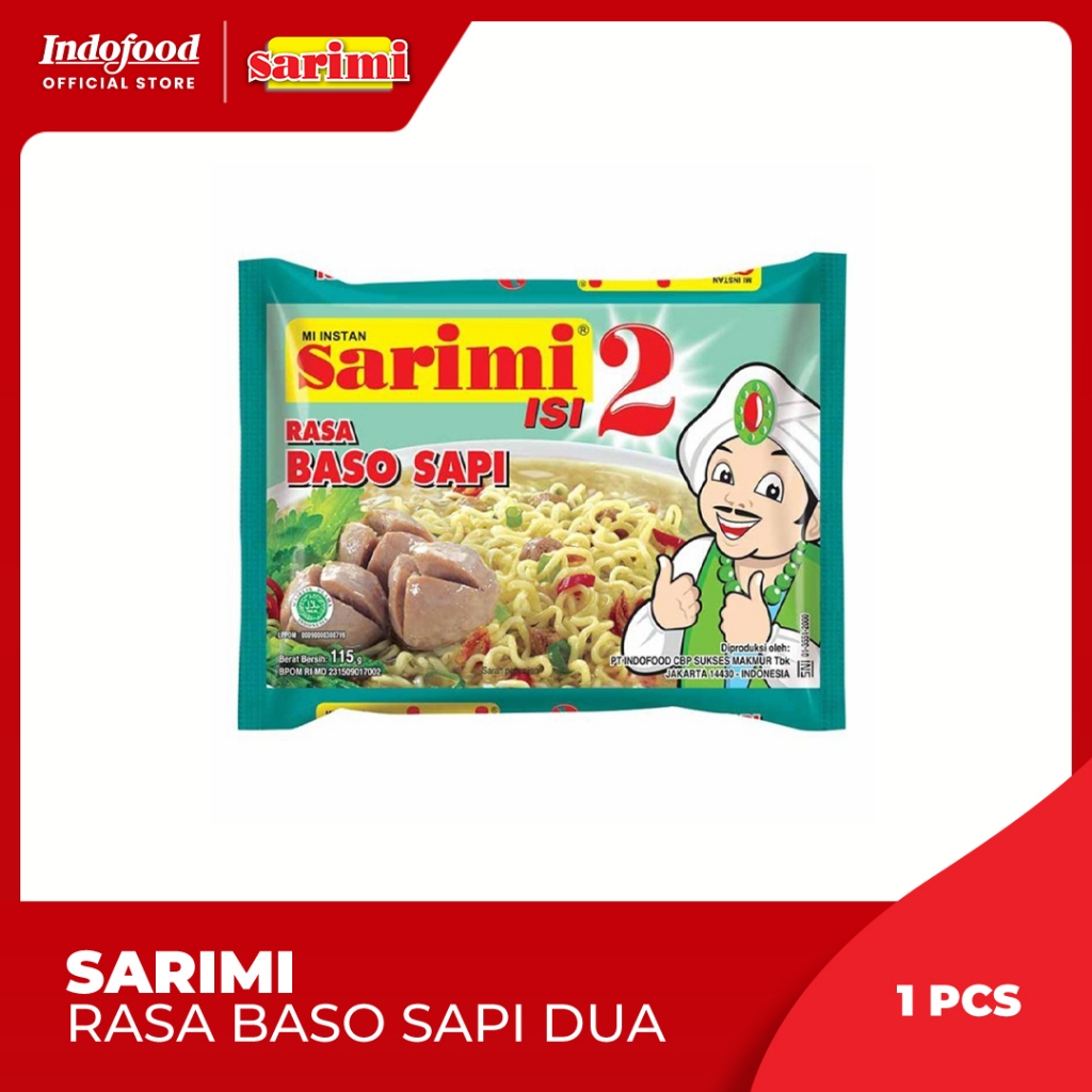 Jual Sarimi Rasa Baso Sapi Dua 115 Gr | Shopee Indonesia