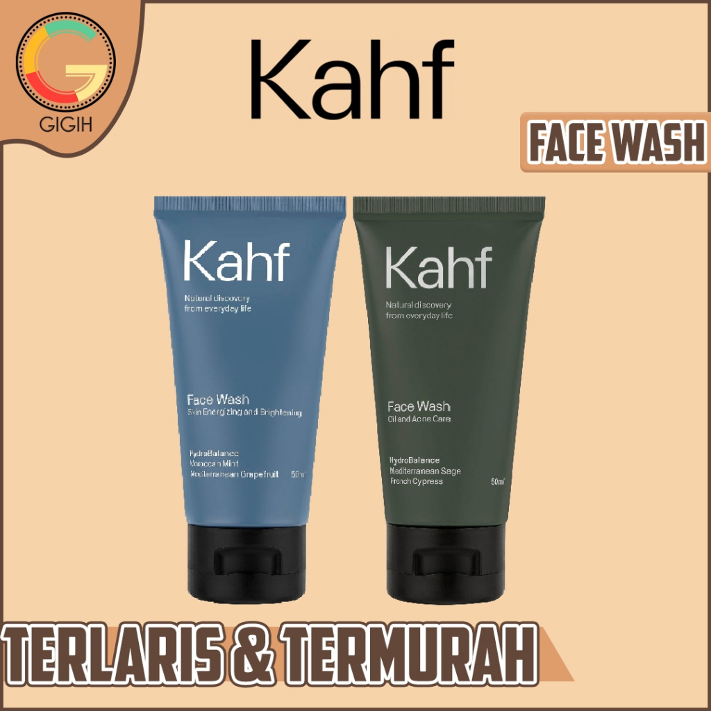 Jual Kahf Face Wash Series ( Energizing & Brightening 50ml   Oil & Acne 