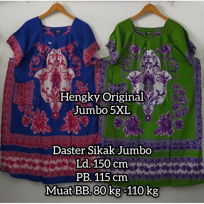 Jual DASTER HENGKY JUMBO ORIGINAL TERBARU/MUAT BB.80 -110KG/LD. 150 CM ...