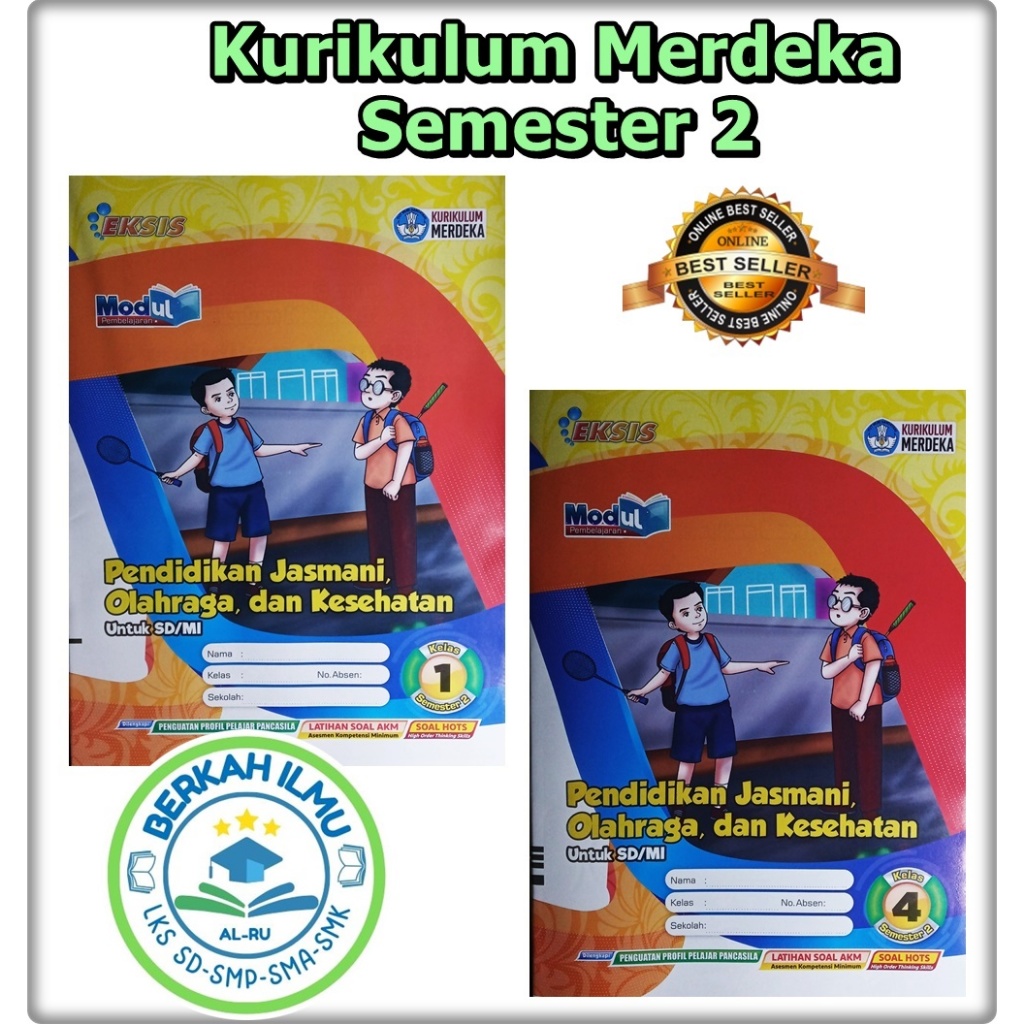 Jual LKS SD PJOK/Penjasorkes/Penjaskes/Penjas Kelas 1 Dan 4 Semester 2 ...