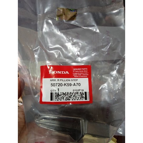 Jual 50720K59A70 Arm R Pillion Step – New Vario 150 eSP (K59J) | Shopee ...