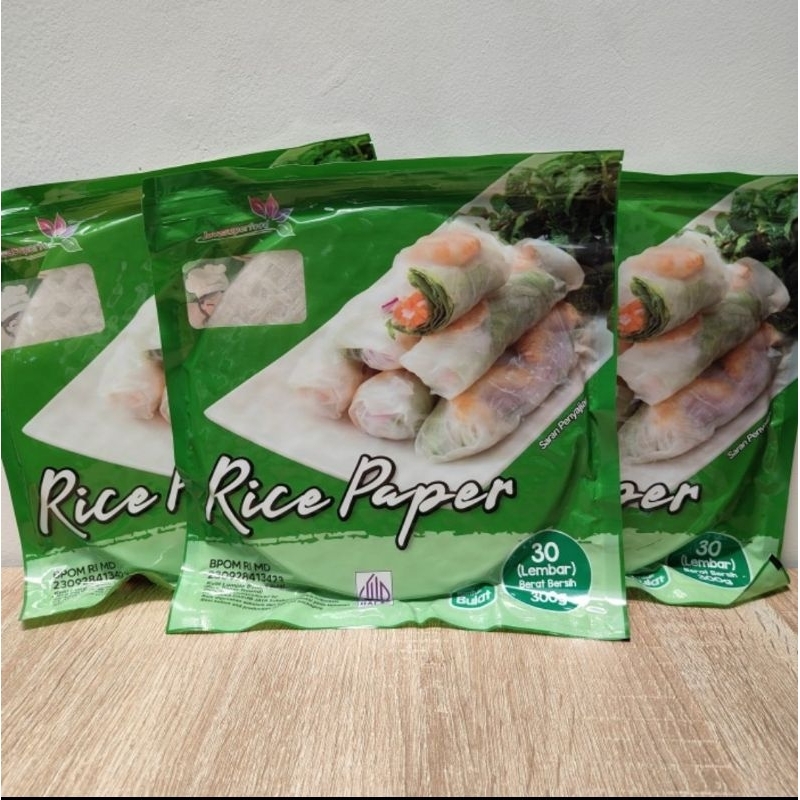 Jual Rice Paper / Kulit Lumpia Vietnam Bulat 30 Lembar - Banh Trang JSF ...