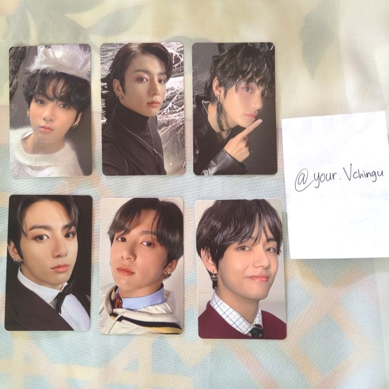 Jual BTS MOTS 7 V Taehyung Jungkook Photocard | Shopee Indonesia