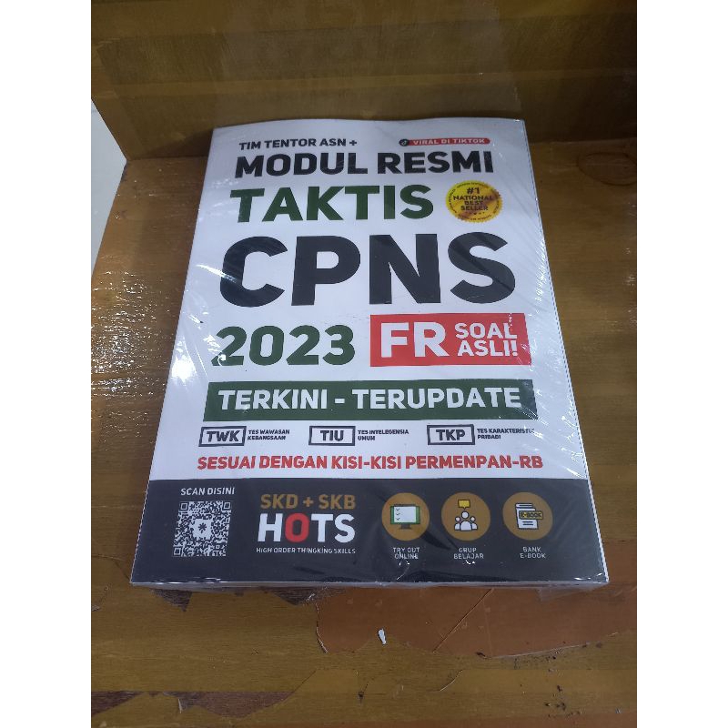 Jual MODUL RESMI TAKTIS CPNS 2023 FR SOAL ASLI TERKINI TERUPDATE TIM ...