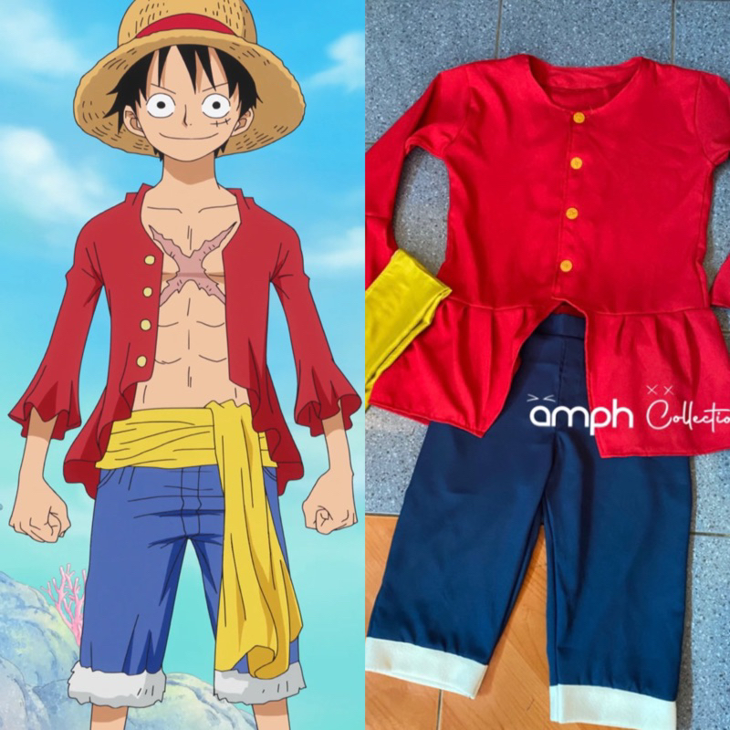 Jual Luffy One Piece Anime Cosplay Cosplay Anime Cosplay Anime Full Set Costume