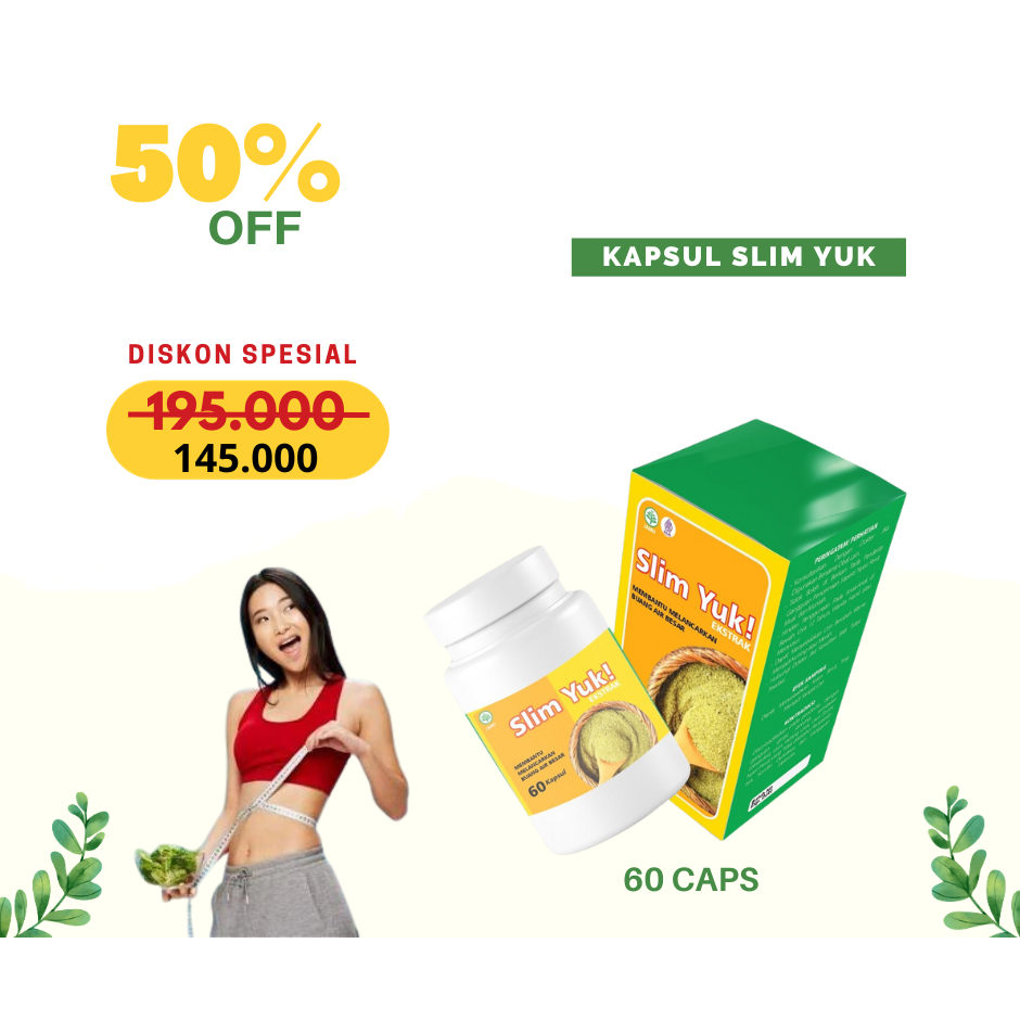 Jual Slim Yuk Herbal Obat Diet Dokter Original Kapsul Pelangsing Susut