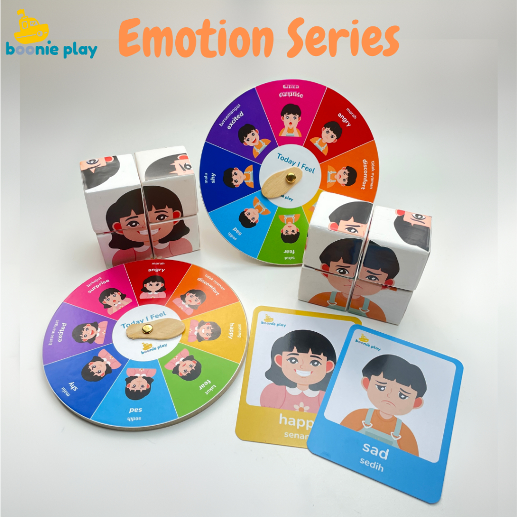 Jual [Boonie Play] - Paket Emotion Series | Mainan mengenal emosi anak ...