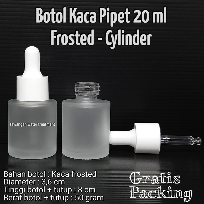 Jual Botol Pipet Kaca Ml Frosted Shopee Indonesia