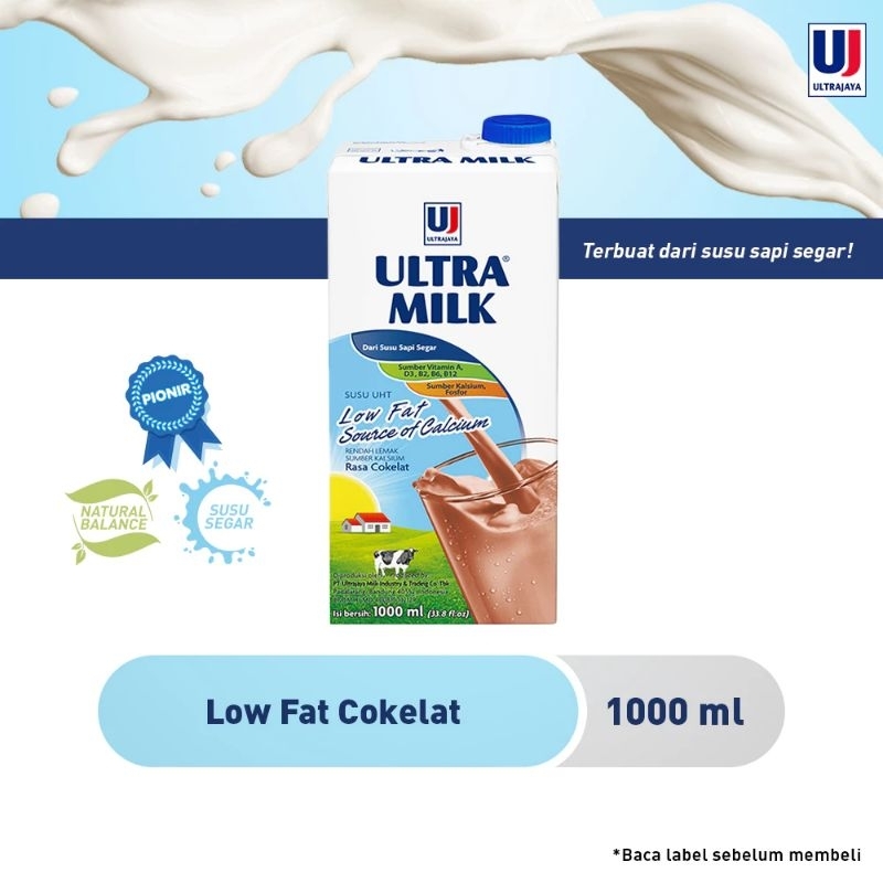 Jual Ultra Milk Low Fat 1l Shopee Indonesia