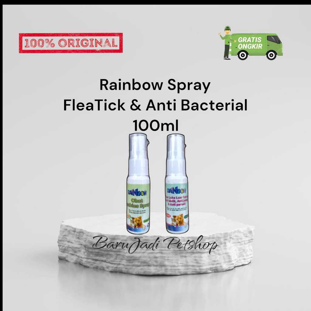 Jual Rainbow Obat Luka Luar Spray Anti Biotik Anti Kutuandanti Jamur Anti