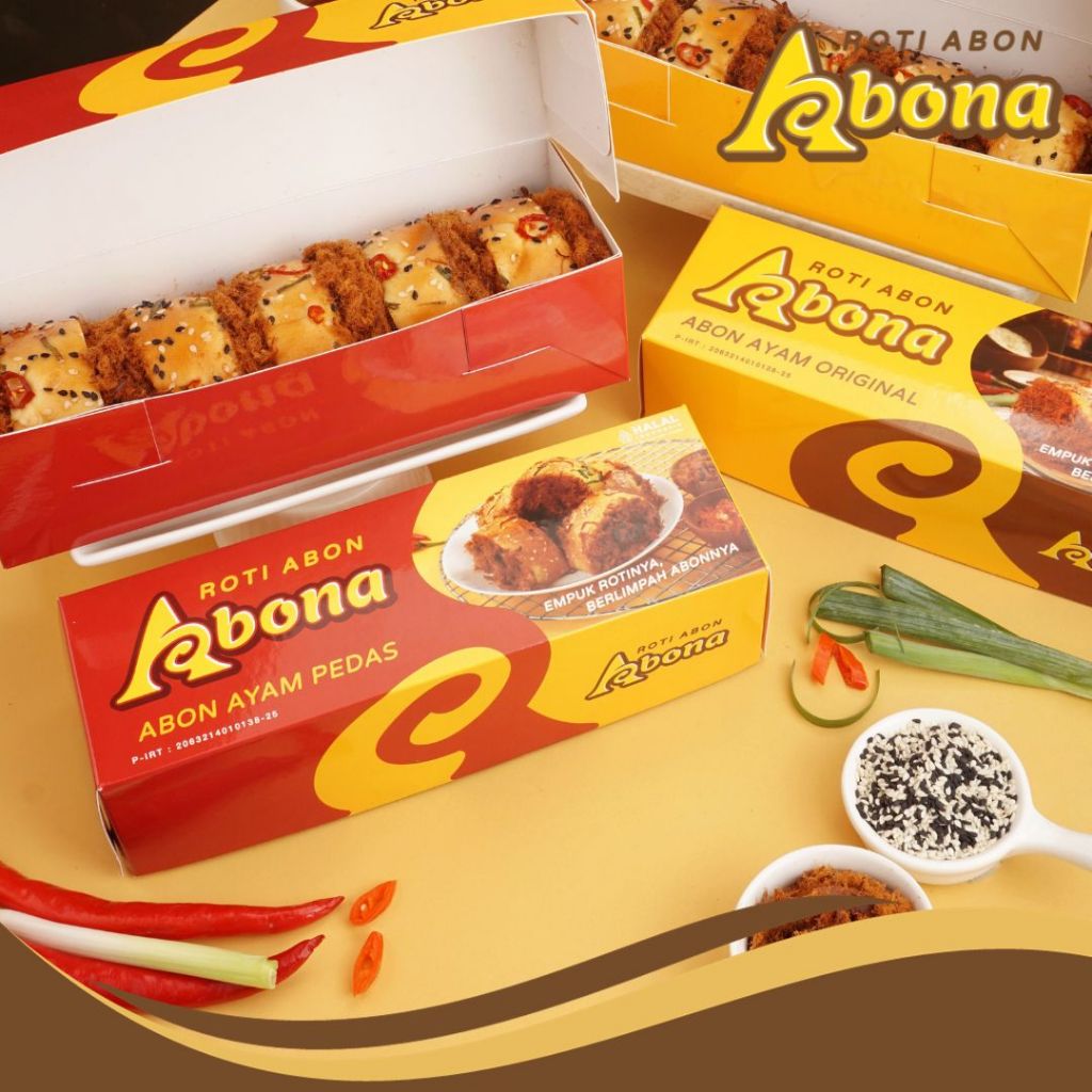 Jual Roti abon premium Abona abon ayam original & pedas | Shopee Indonesia