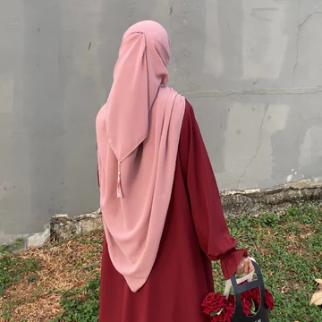 Segi 4 Syar'I Tassel Arabian Helwa Signature Khimar By Falba