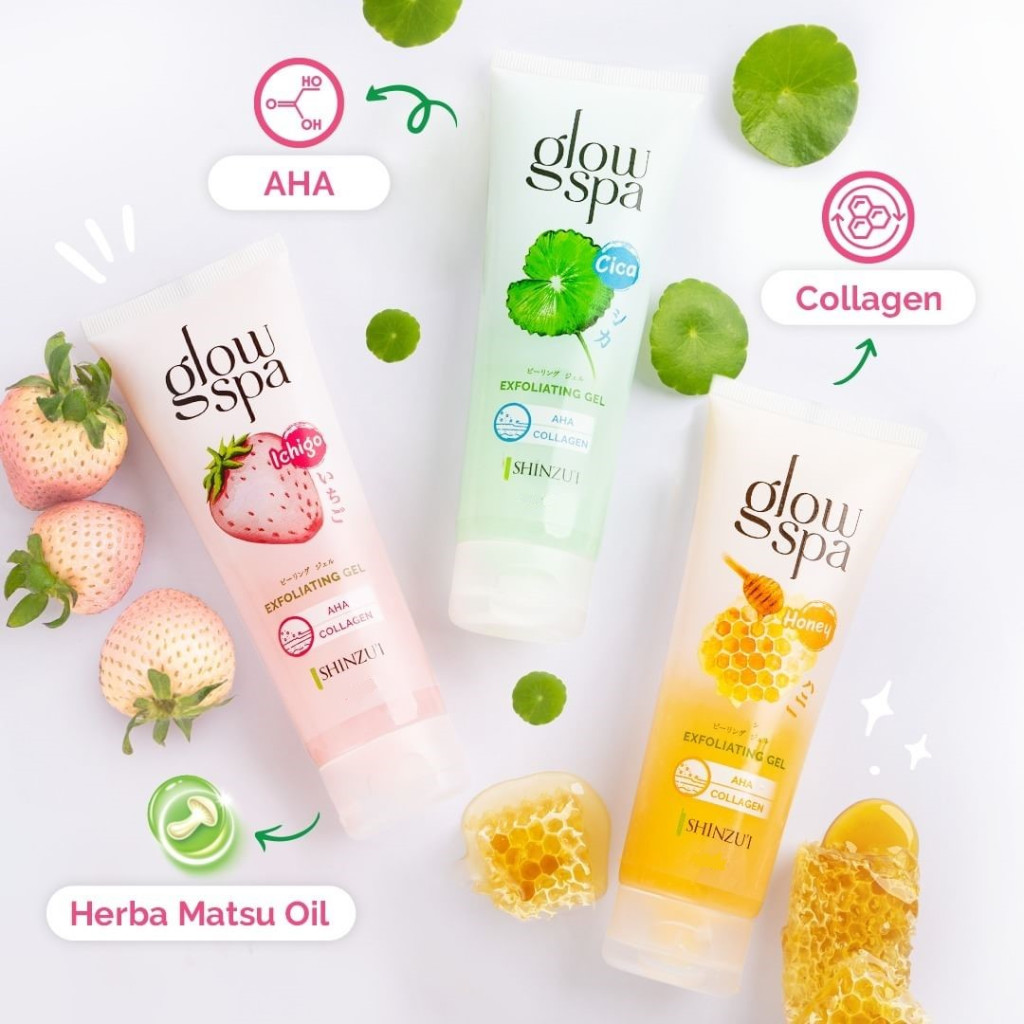 Jual ️ LIVI ️ Shinzui Glow Spa Exfoliating Gel 260ml Shopee Indonesia