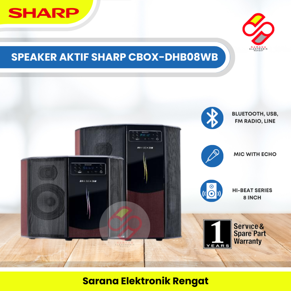 Jual Speaker Aktif Sharp Cbox Dhb Wb Shopee Indonesia