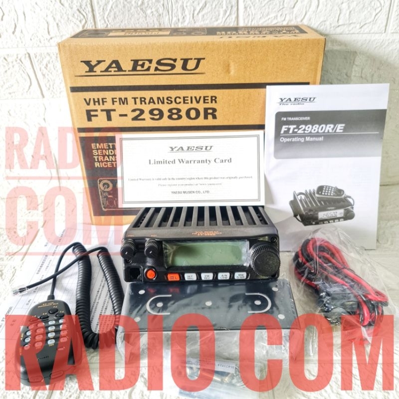 Jual Jual Radio Rig Yaesu Ft2980 Ft 2980 Murah Ori Yaesu Ft 2980 R E Vhf Original Garansi Murah