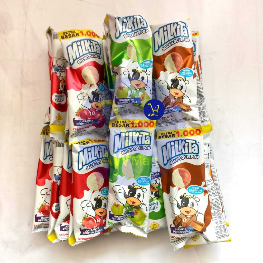 Jual PERMEN SUSU MILKITA PERPAX ISI 3 RENCENG ( 30 PCS X 9GRAM ...