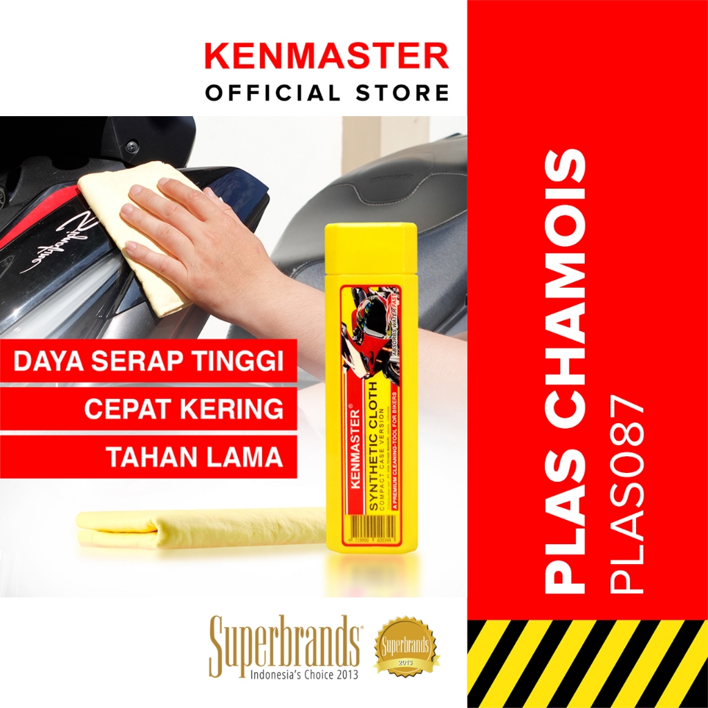 Jual Kenmaster Plas Chamois Motor Segi 8 / Lap Motor PLAS087 | Shopee ...