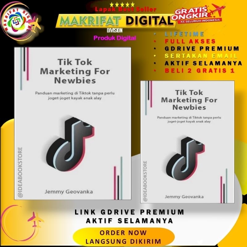 Jual PDF Belajar MARKETTING TIKTOK UNTUK PEMULA TIKTOK MARKETING NEWBIE ...