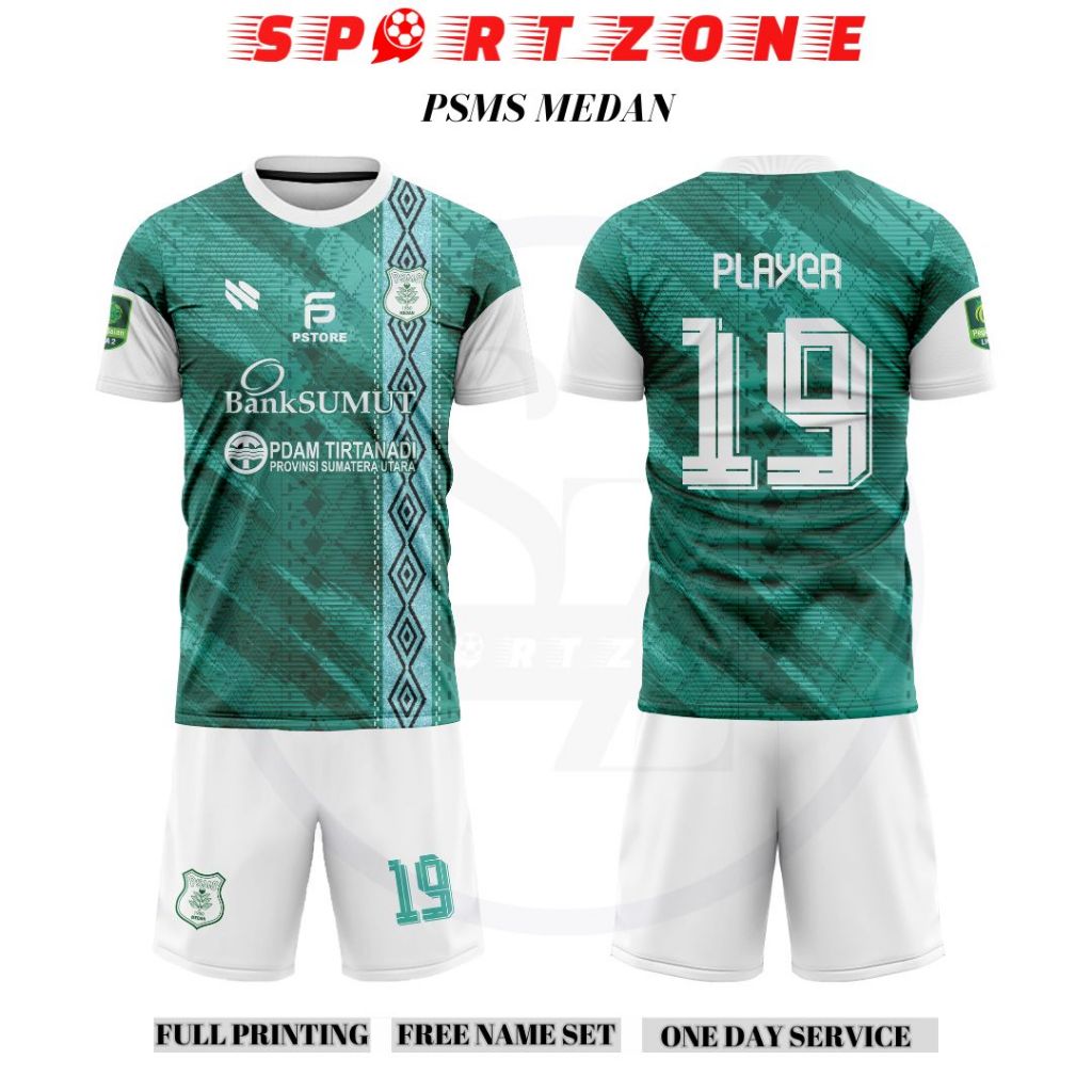 Jual Jersey baju bola PSMS MEDAN Liga 2 Indonesia 2023 - 2024 premium ...