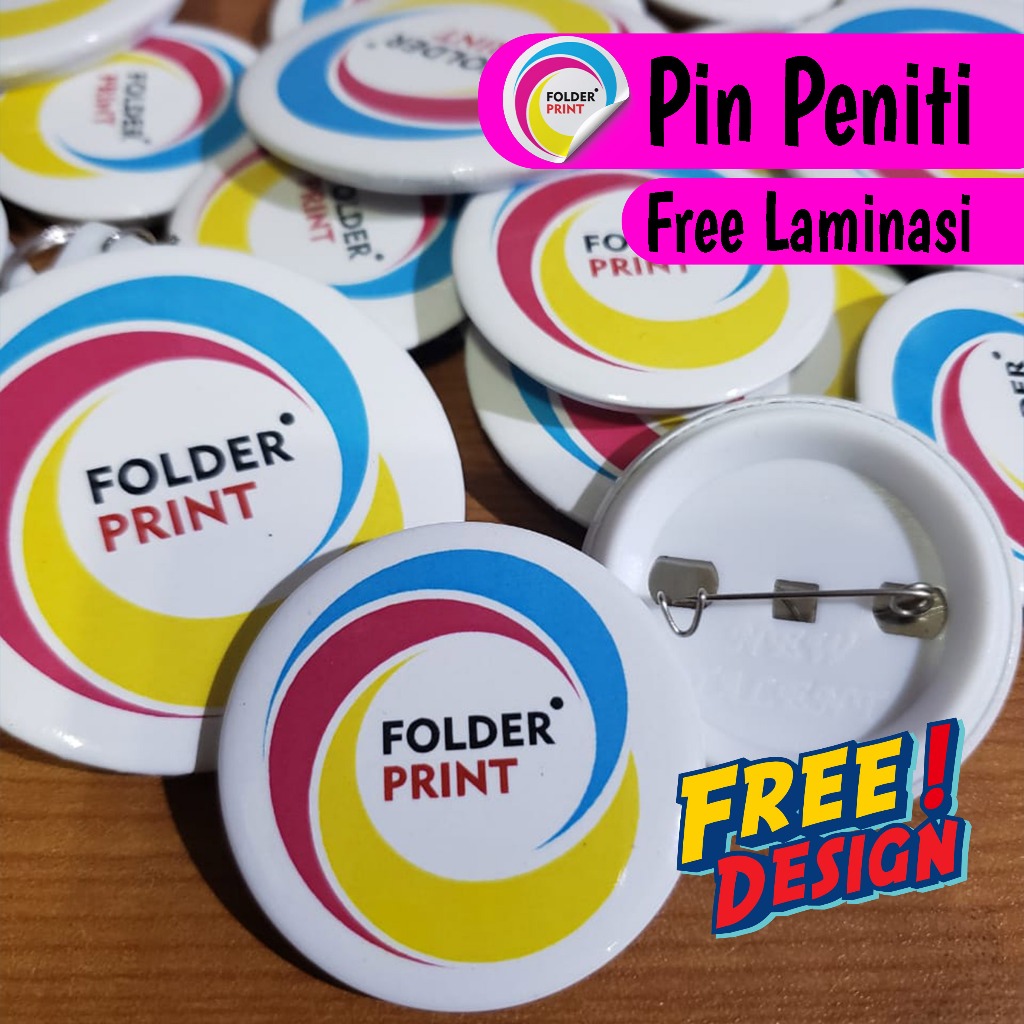 Jual Pin Peniti Custom Murah Free Design | Shopee Indonesia