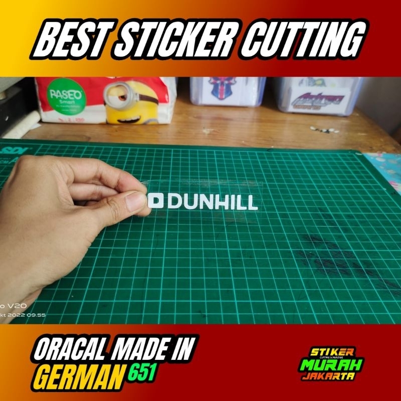 Jual STIKER DUNHILL STICKER CUTTING TRANSPARAN LOGO DLL | Shopee Indonesia
