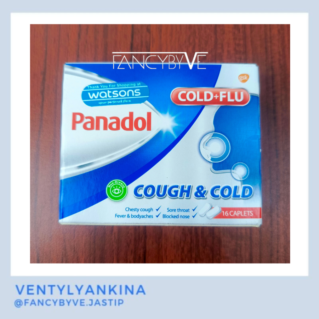 Jual PANADOL COUGH & COLD 16 CAPS (ORIGINAL JASTIP SINGAPORE) READY