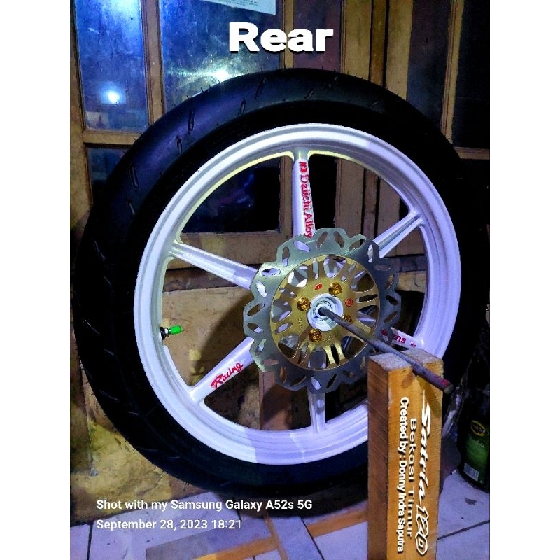 Jual Velg Daiichi Alloy Double Disc Original Suzuki Satria 2Tak 120R ...