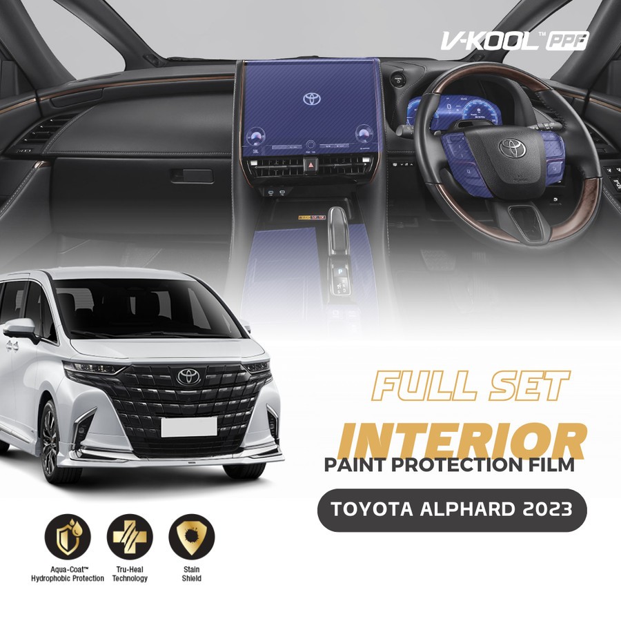 Jual V-KOOL PPF Interior Protector Toyota Alphard 2023 Bensin - Full ...