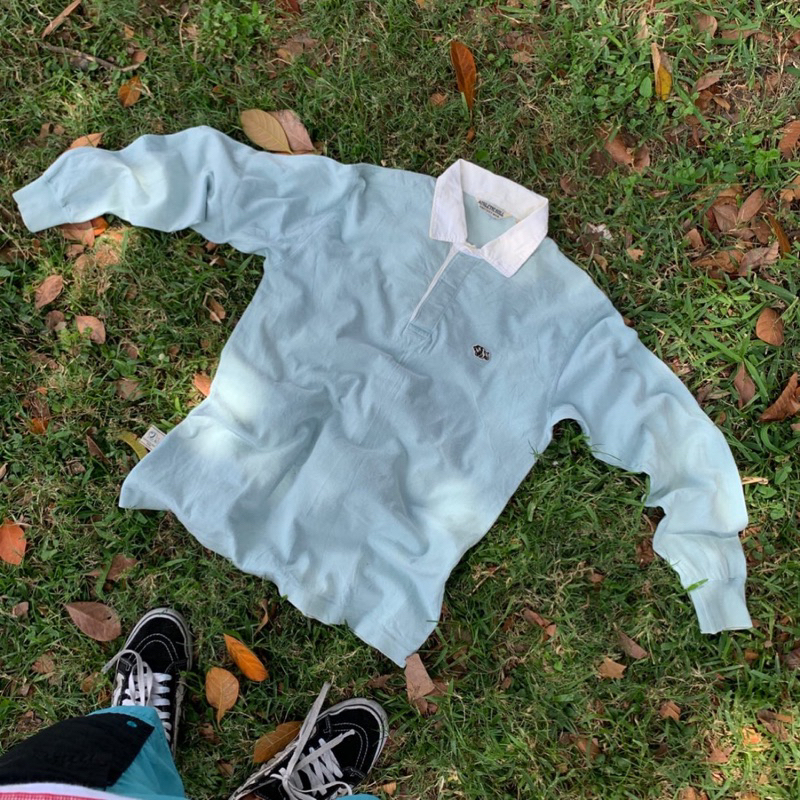 Jual Athletic bull rugby baby blue Second / bekas | Shopee Indonesia