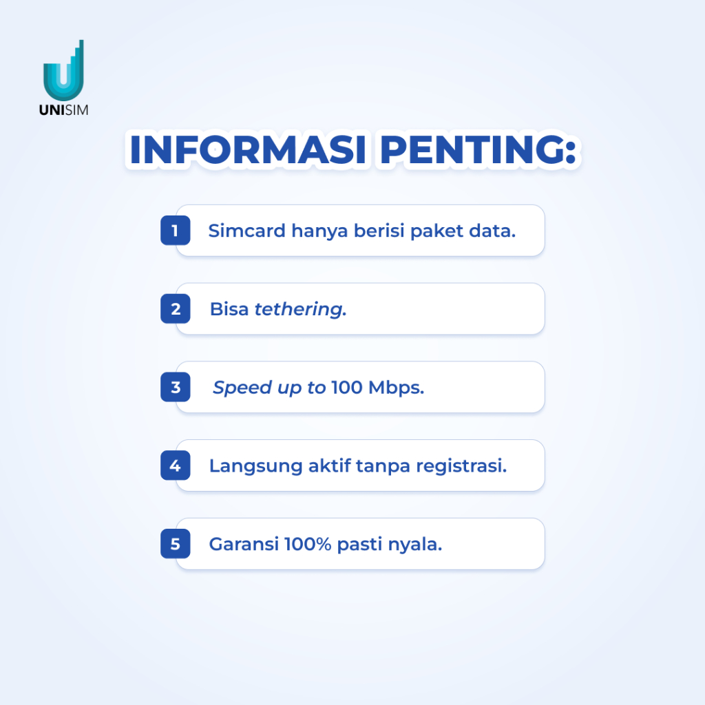 Jual UniSim Sim Card KOREA Unlimited FUP 2GB/Hari || Provider SKT ...