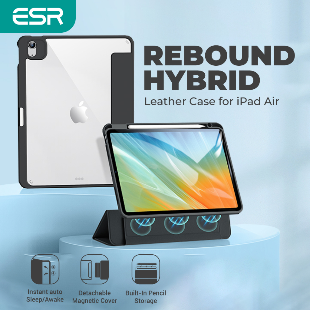 Jual Leather Case Ipad Air Pro Esr Rebound Hybrid Case Pro Shopee