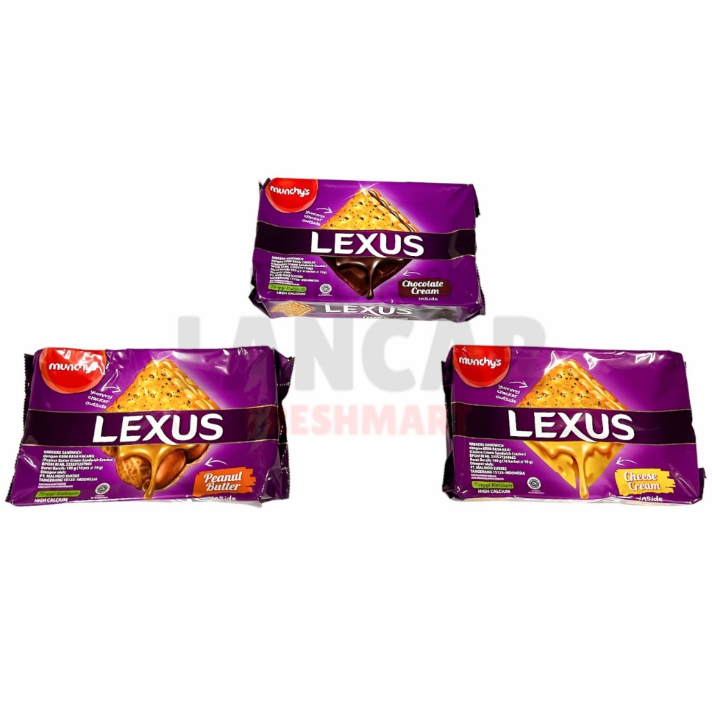 Jual LEXUS BISKUIT MUNCHYS PEANUT BUTTER 190gr Shopee Indonesia