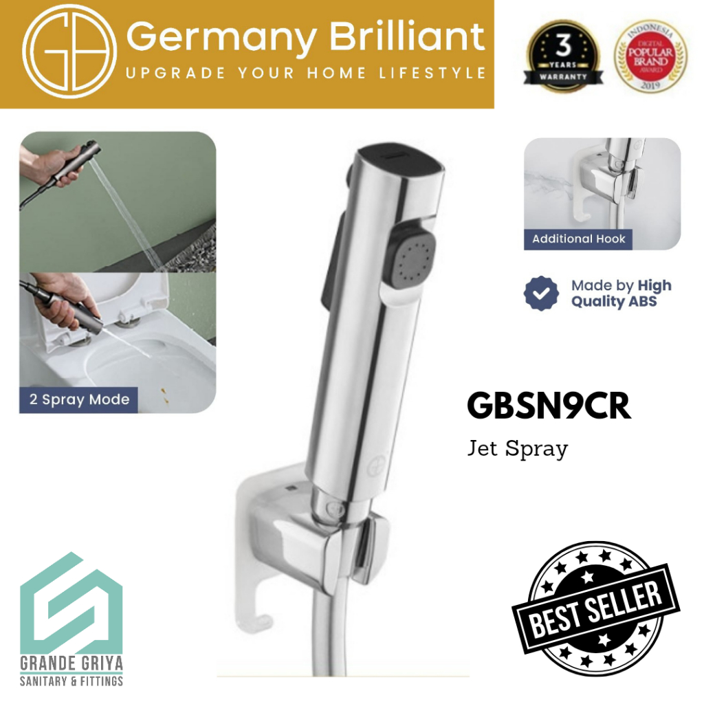 Jual Germany Brilliant Jet Shower Toilet Jet Spray Washer Kran Cebok ...