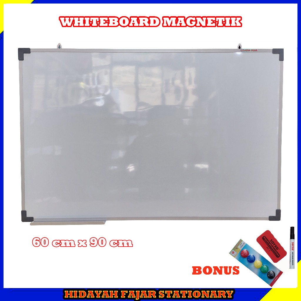 Jual Papan Tulis Magnet Papan Tulis Whiteboard Papan Tulis 60 Cm X 90 Cm Shopee Indonesia