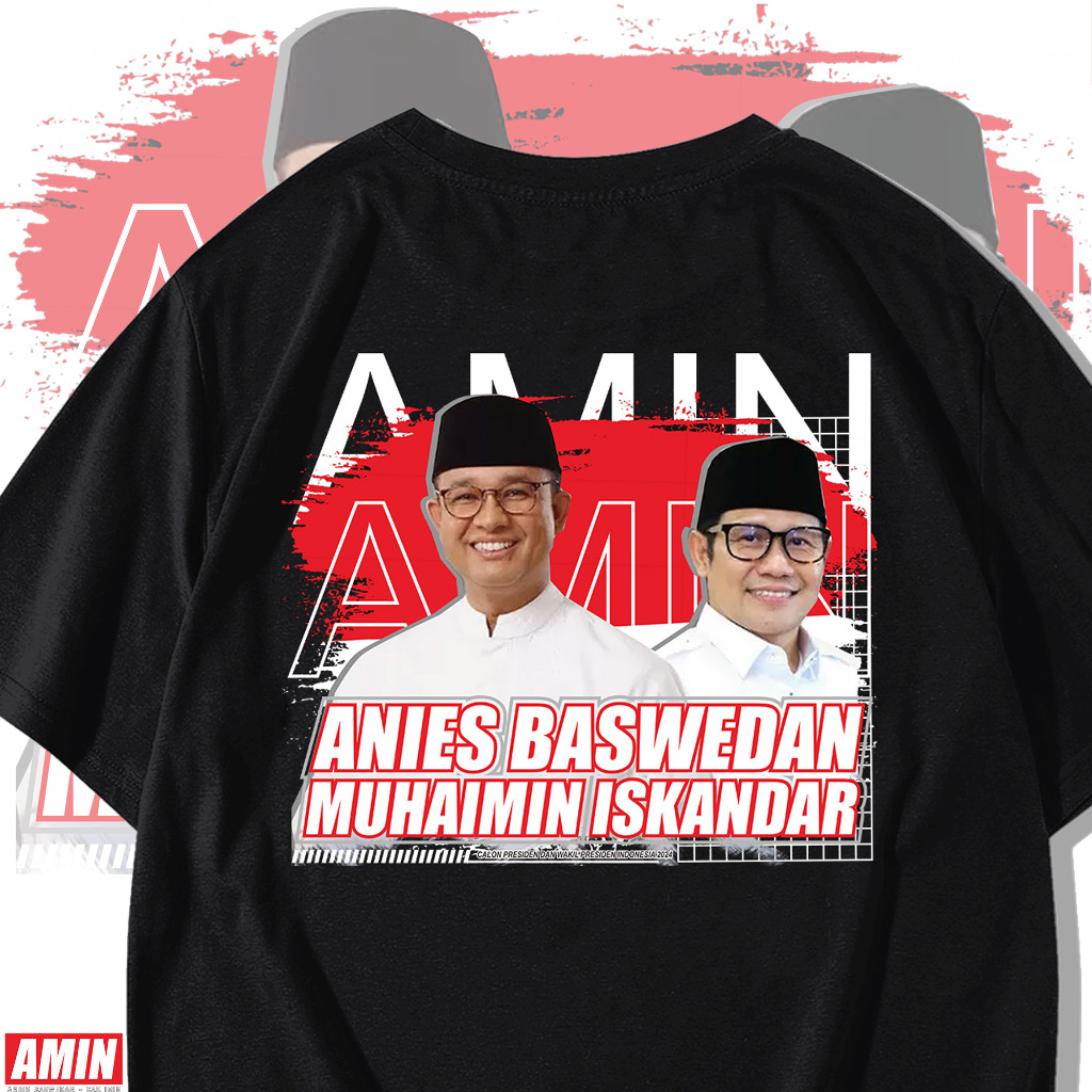 Jual Kaos Anies Baswedan Cak Imin Terbaru Baju Amin 2024 Premium