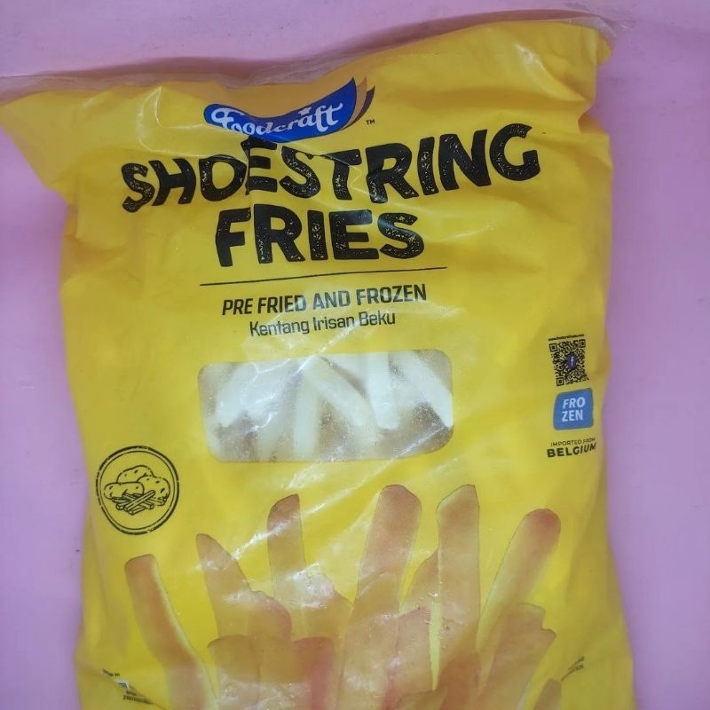 Jual Kentang Shoestring Fries Foodcraft 1kg Shopee Indonesia