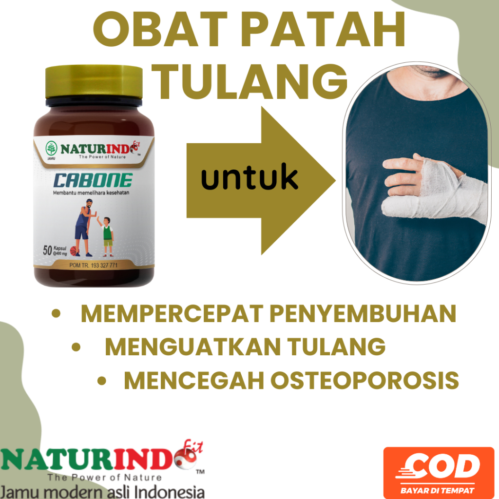 Jual Obat Patah Tulang Obat Tulang Retak Cabone Herbal Naturindo