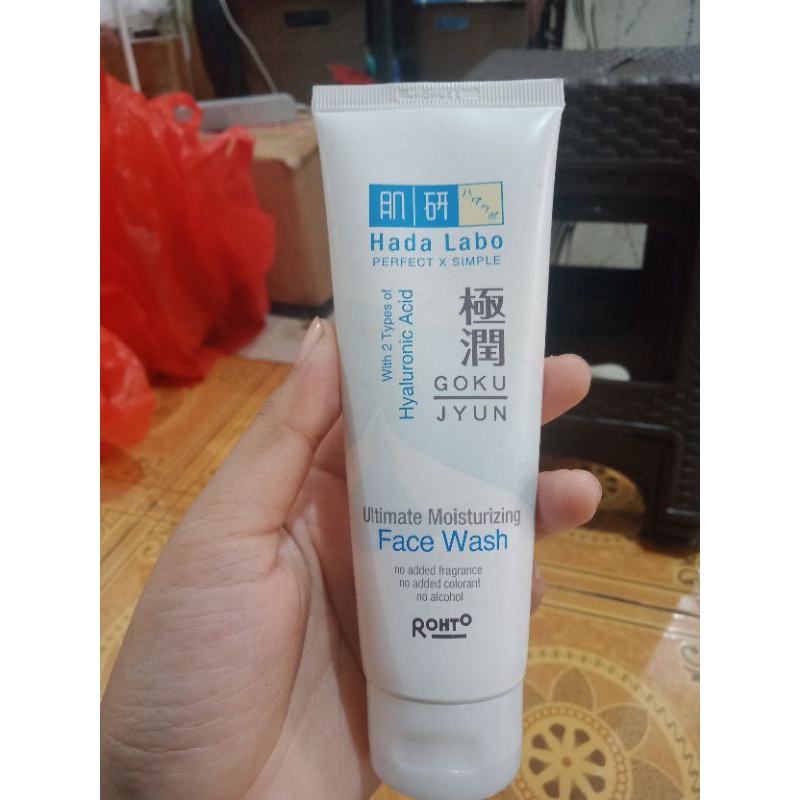 Jual Hada labo ultimate moisturizing face wash 100g Shopee Indonesia